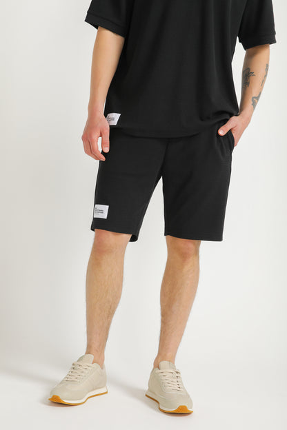 Jacquard Rib Bermuda Shorts