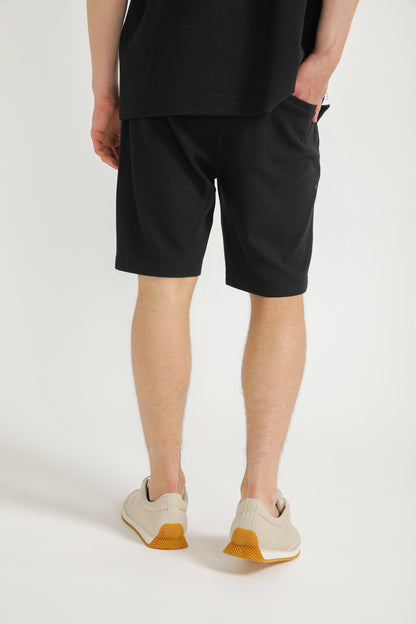 Jacquard Rib Bermuda Shorts