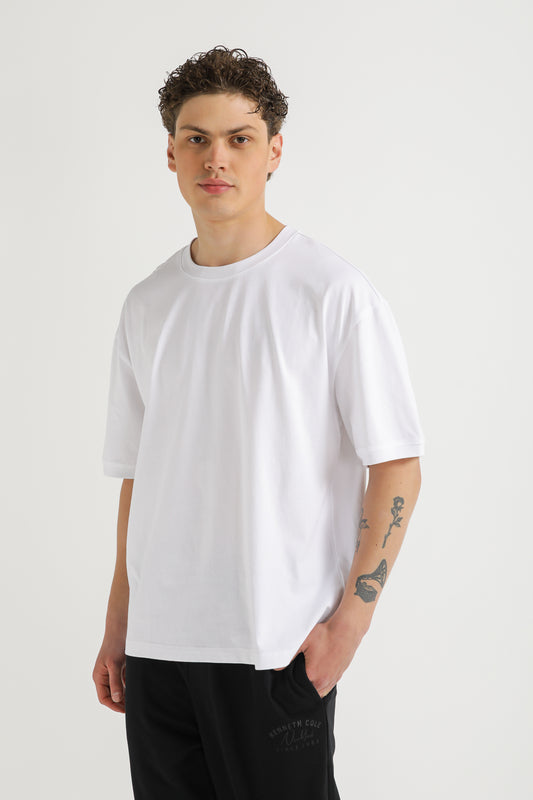 Oversized Cotton Graphic T Shirt