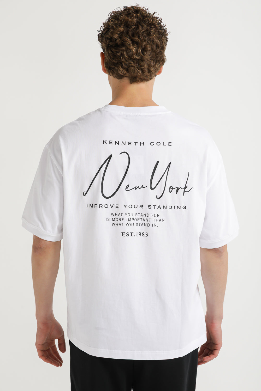 Oversized Cotton Graphic T Shirt