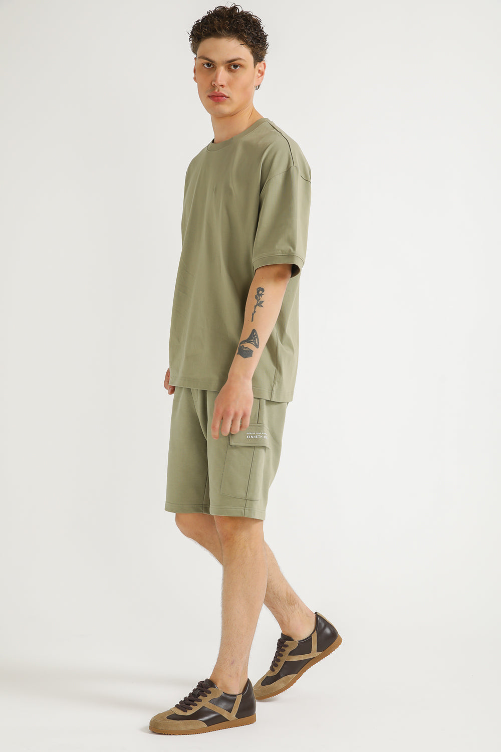 Oversized Cotton Graphic T Shirt