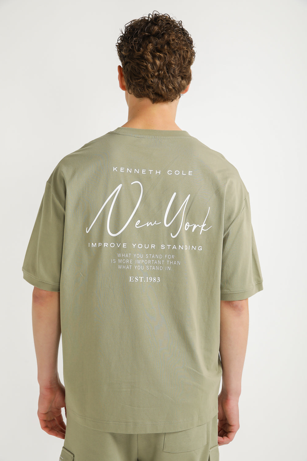 Oversized Cotton Graphic T Shirt