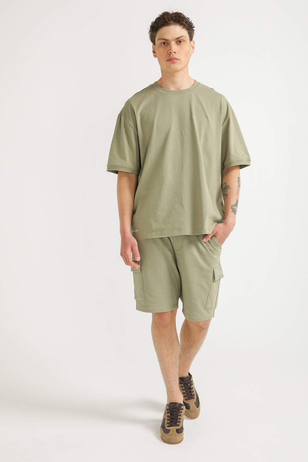 Oversized Cotton Graphic T Shirt