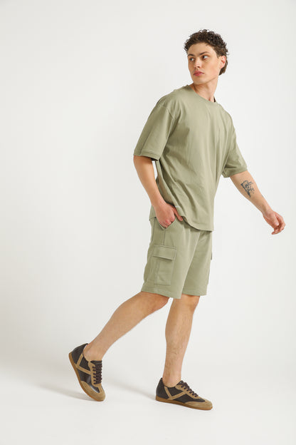 Oversized Cotton Graphic T Shirt