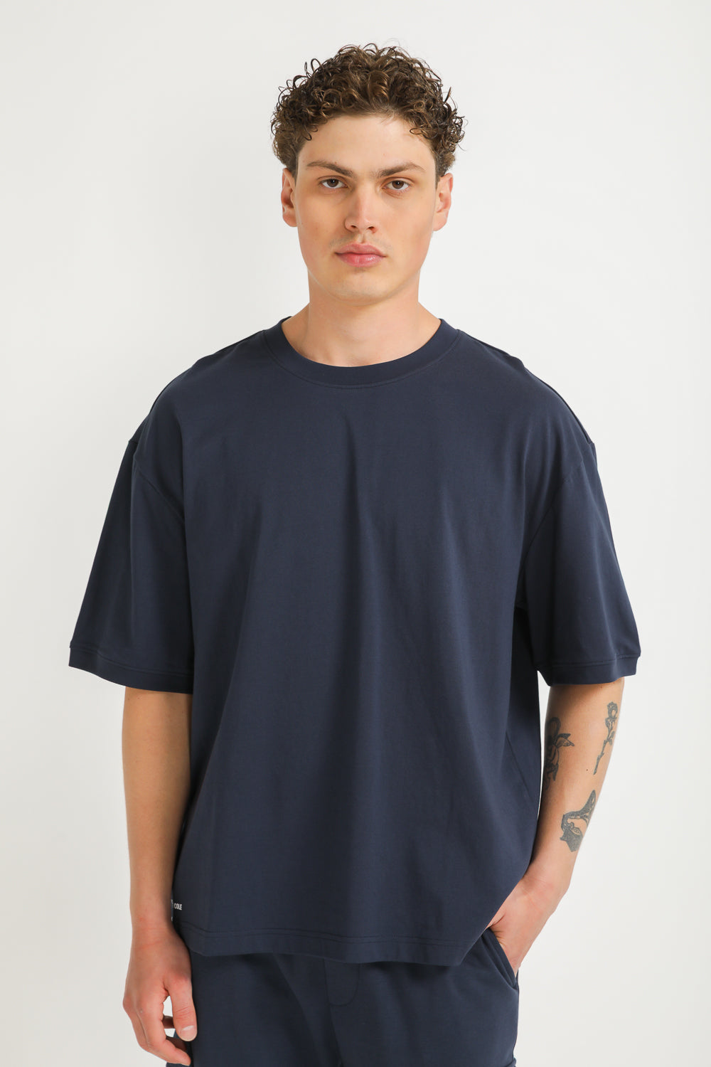 Oversized Cotton Graphic T Shirt