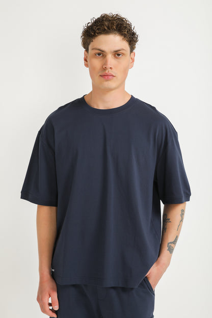 Oversized Cotton Graphic T Shirt
