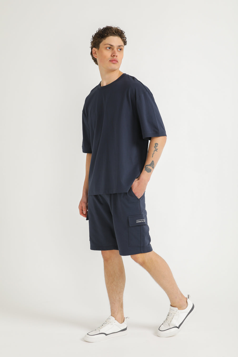 Oversized Cotton Graphic T Shirt