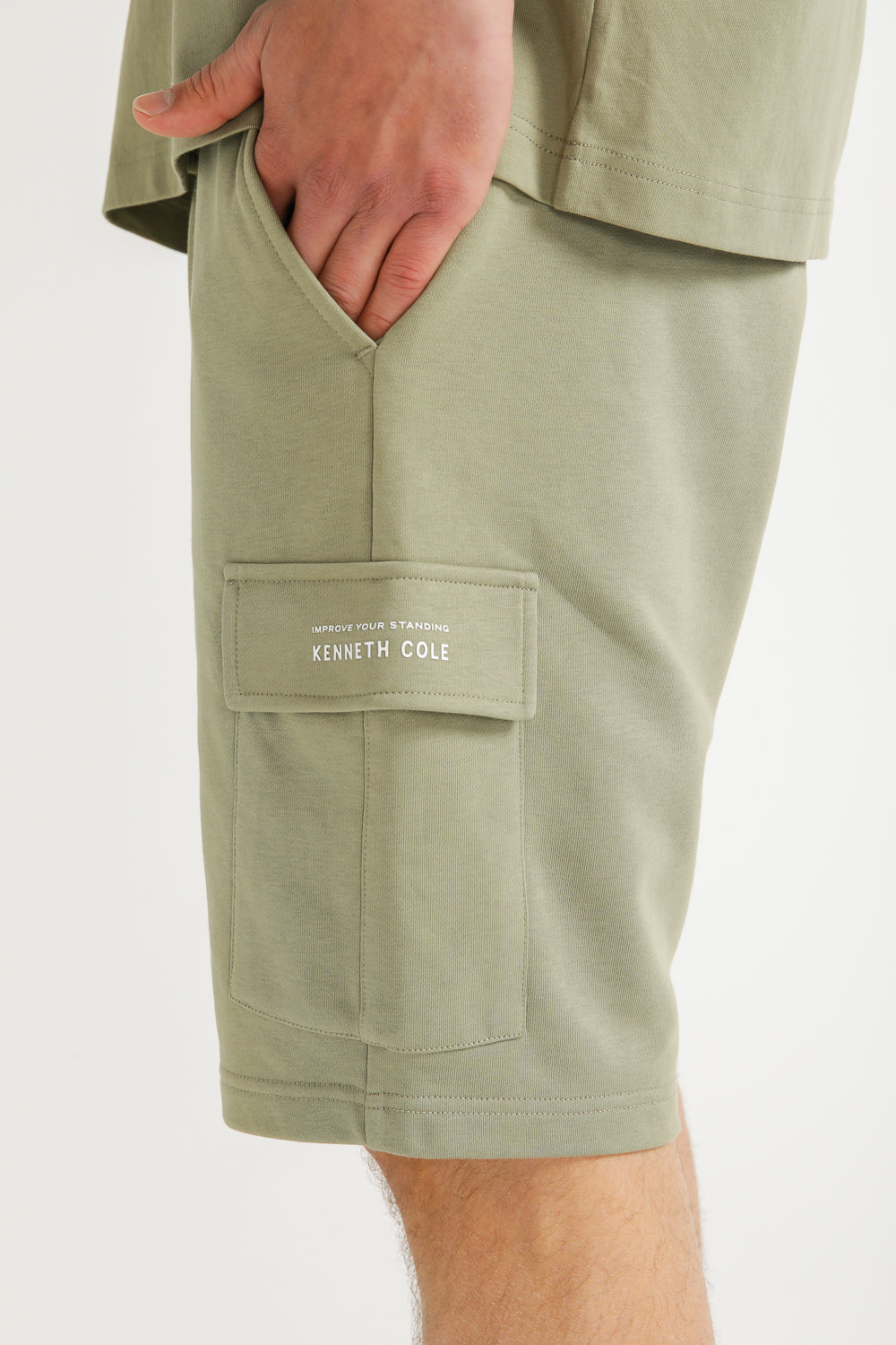 Bermuda Shorts with Logo Detail