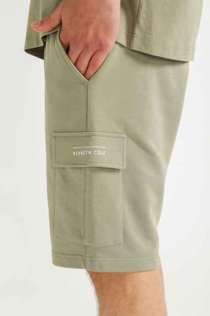 Bermuda Shorts with Logo Detail