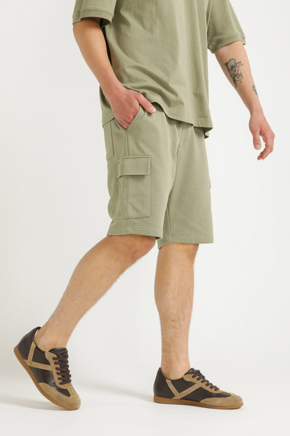 Bermuda Shorts with Logo Detail