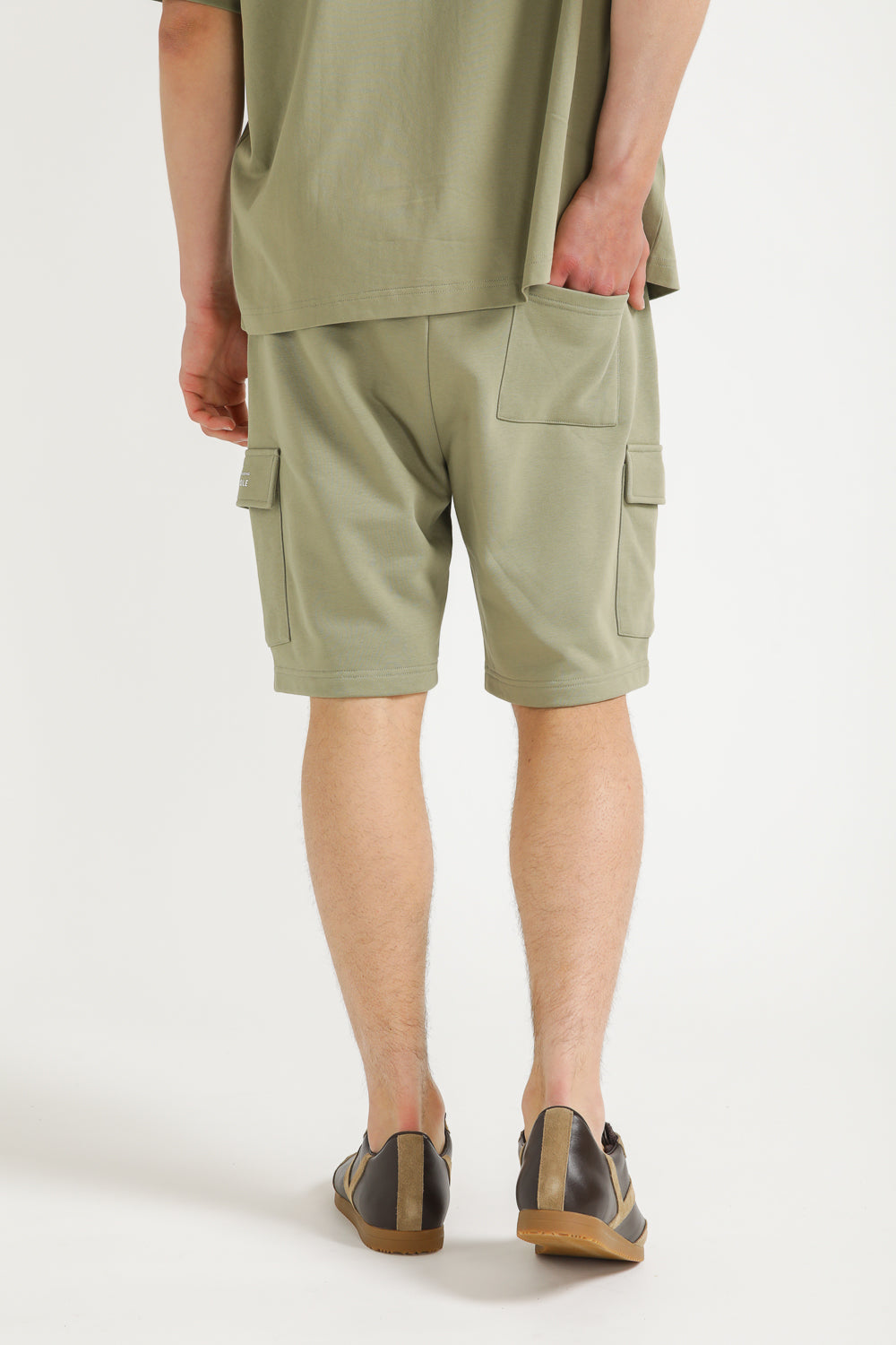 Bermuda Shorts with Logo Detail
