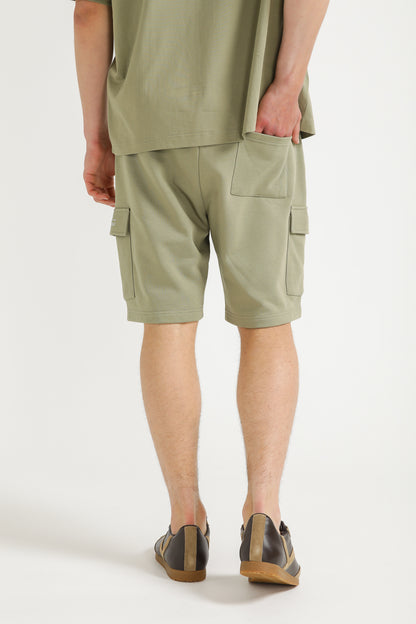 Bermuda Shorts with Logo Detail