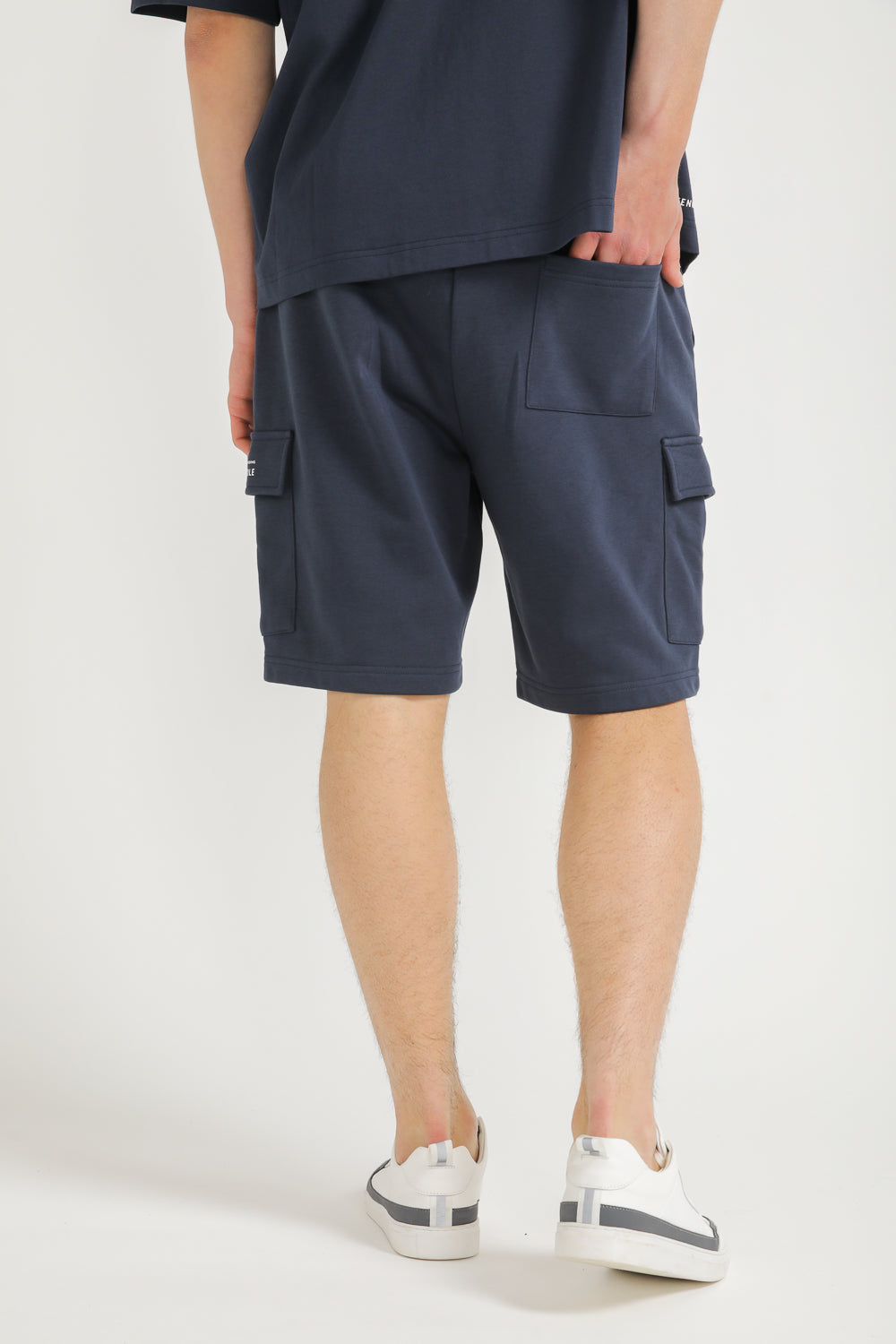 Bermuda Shorts with Logo Detail