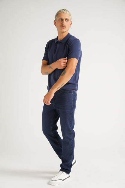 Cotton Knit Polo Shirt