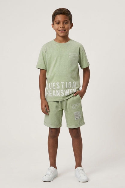 Graphic Bermuda Shorts