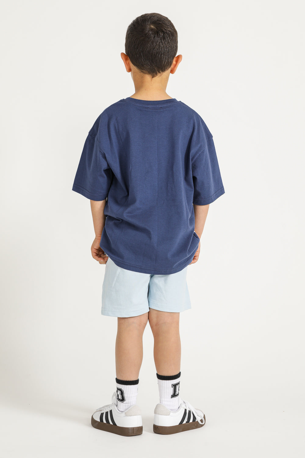 Graphic Print Drawstring Shorts
