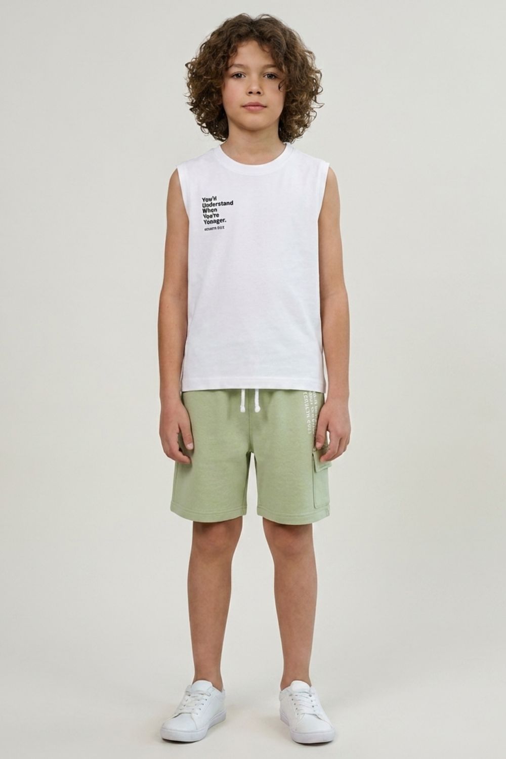 Graphic Cotton Tank Top