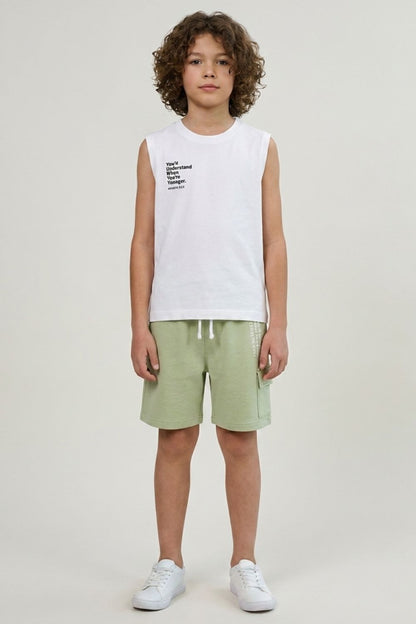 Graphic Cotton Tank Top