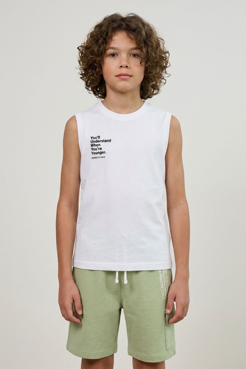 Graphic Cotton Tank Top