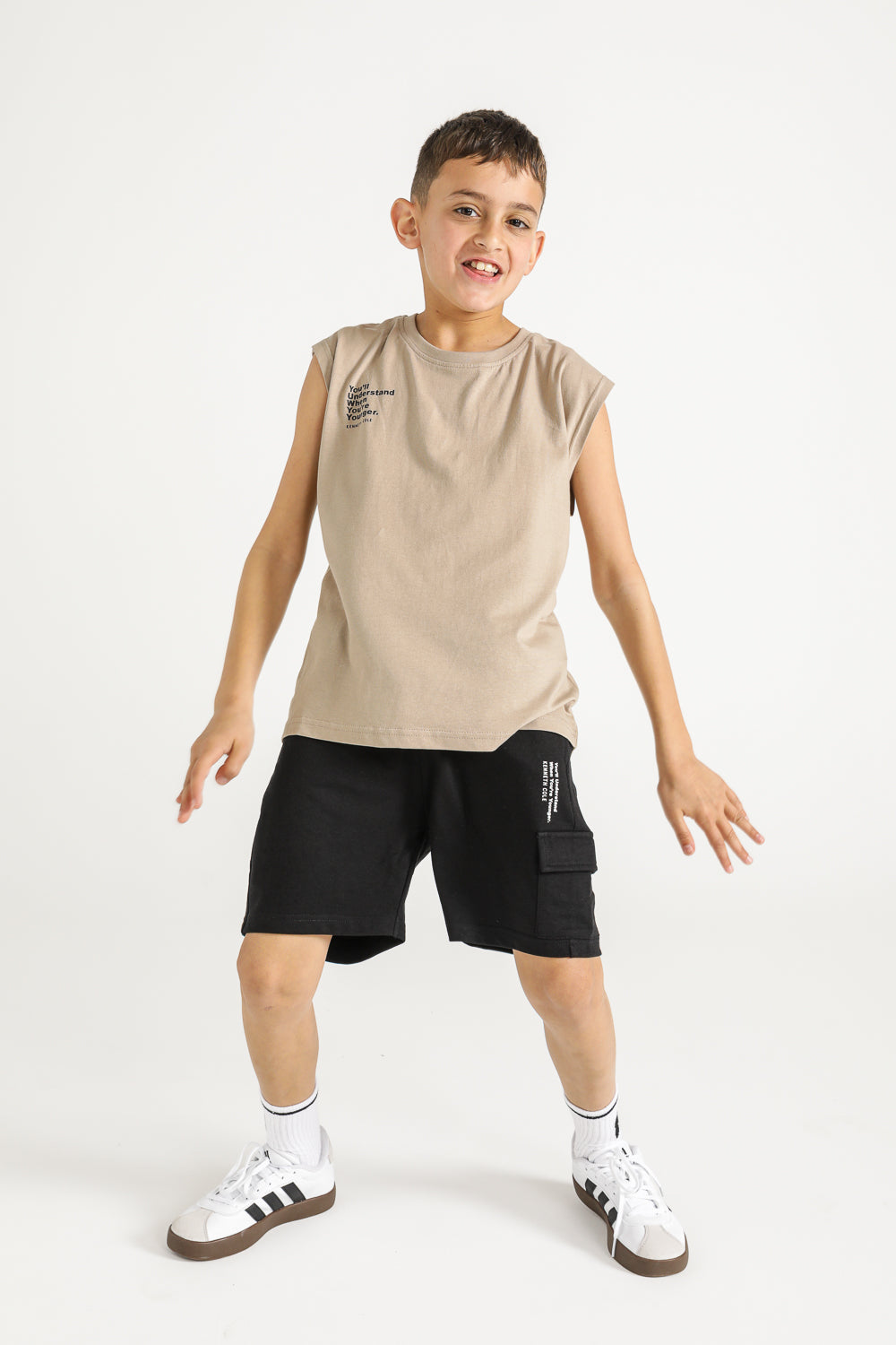 Drawstring Shorts with Side Pockets