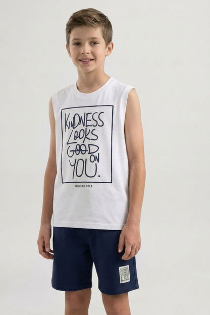 Graphic Cotton Tank Top