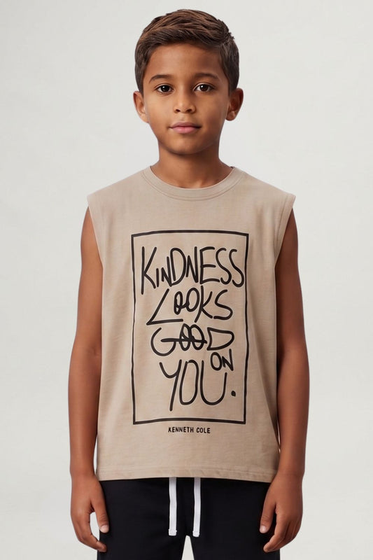 Graphic Cotton Tank Top