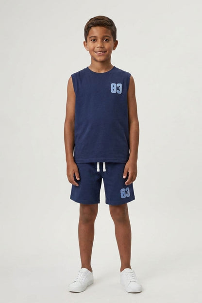 Boys' Cotton Sleeveless T Shirt