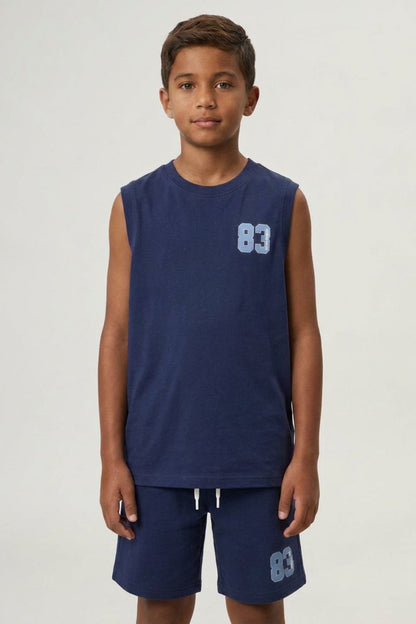 Boys' Cotton Sleeveless T Shirt