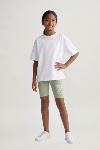 Girls' Oversized Cotton T Shirt