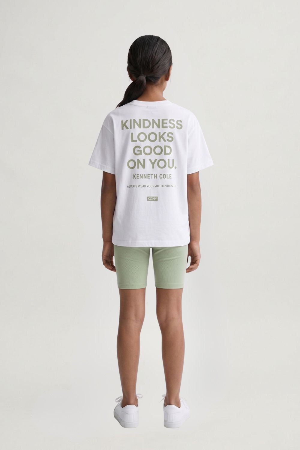 Girls' Oversized Cotton T Shirt