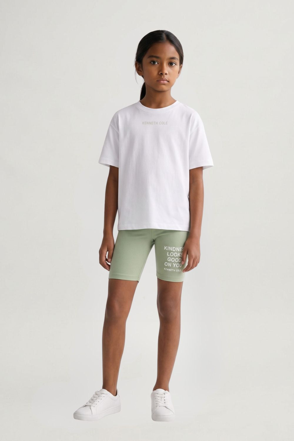 Girls' Oversized Cotton T Shirt