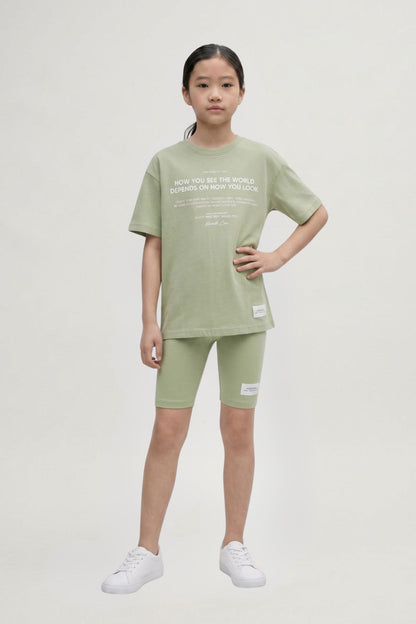 Girls' Cotton Bike Shorts