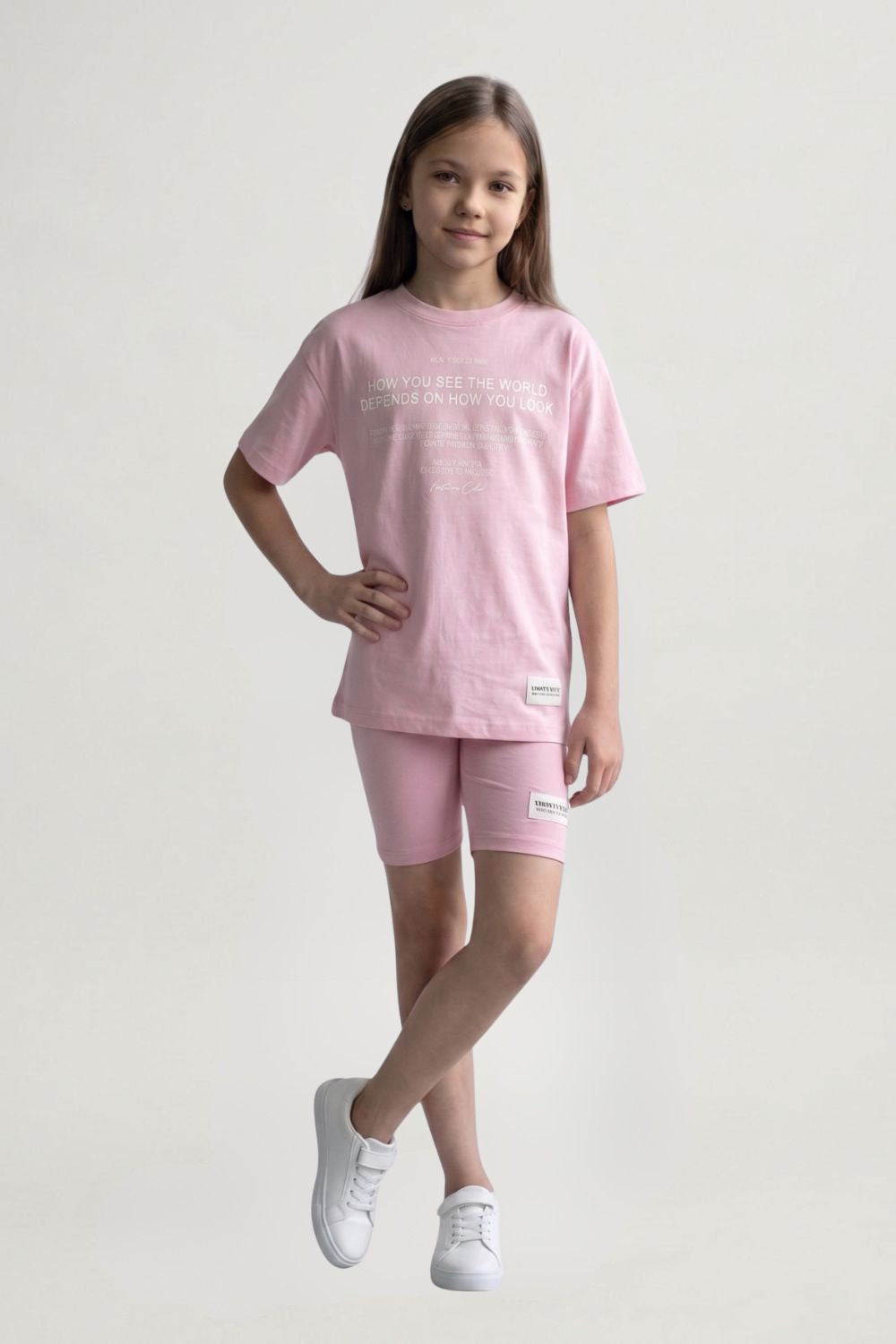 Girls' Cotton Bike Shorts