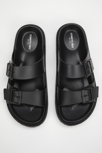 Buckle Strap Slide Sandals