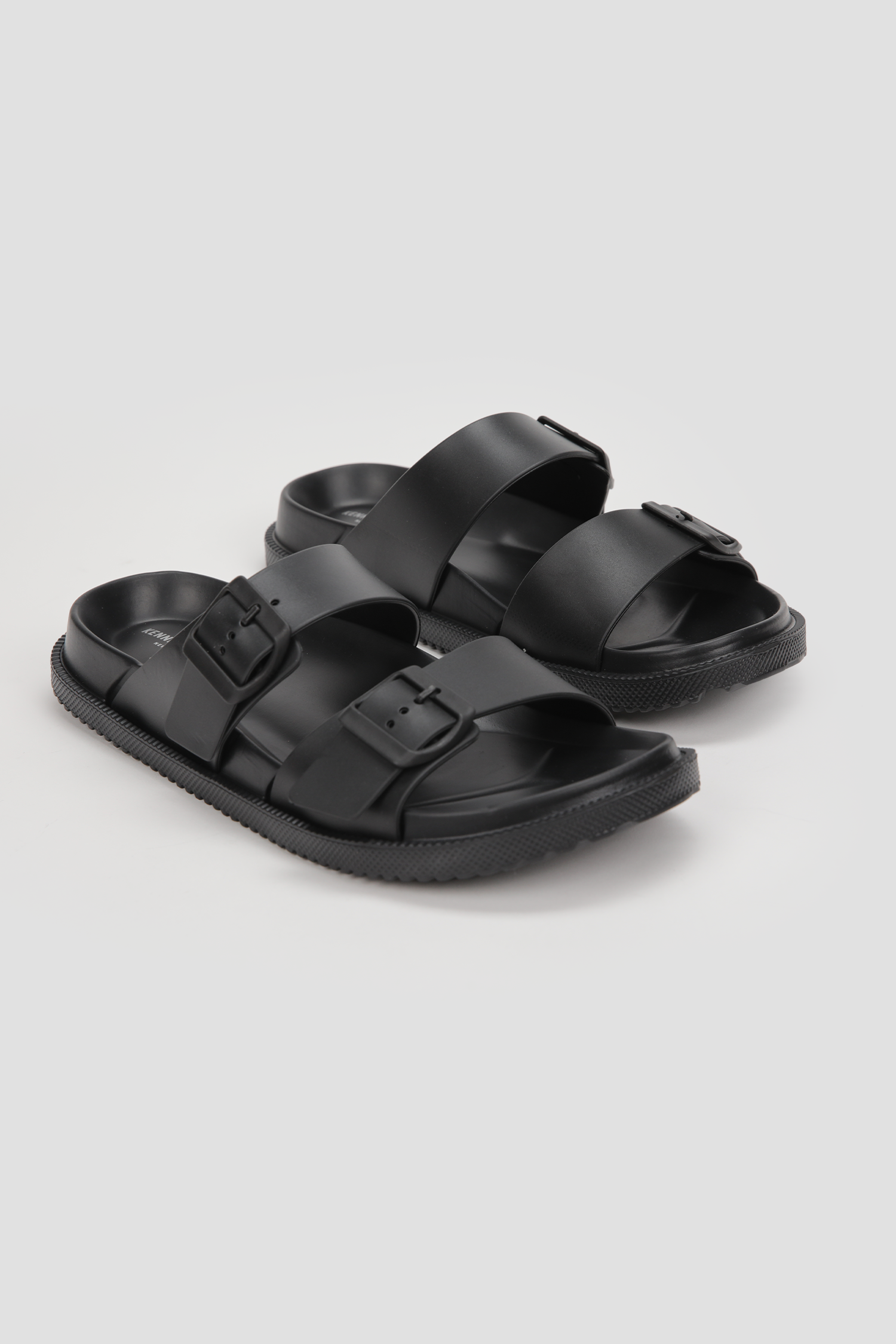 Buckle Strap Slide Sandals