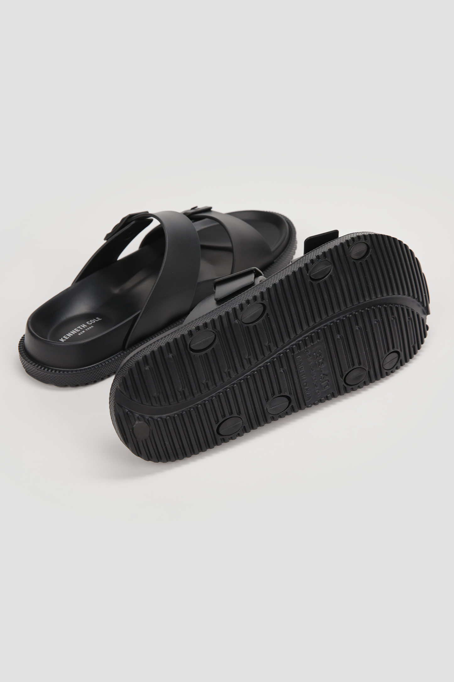 Buckle Strap Slide Sandals