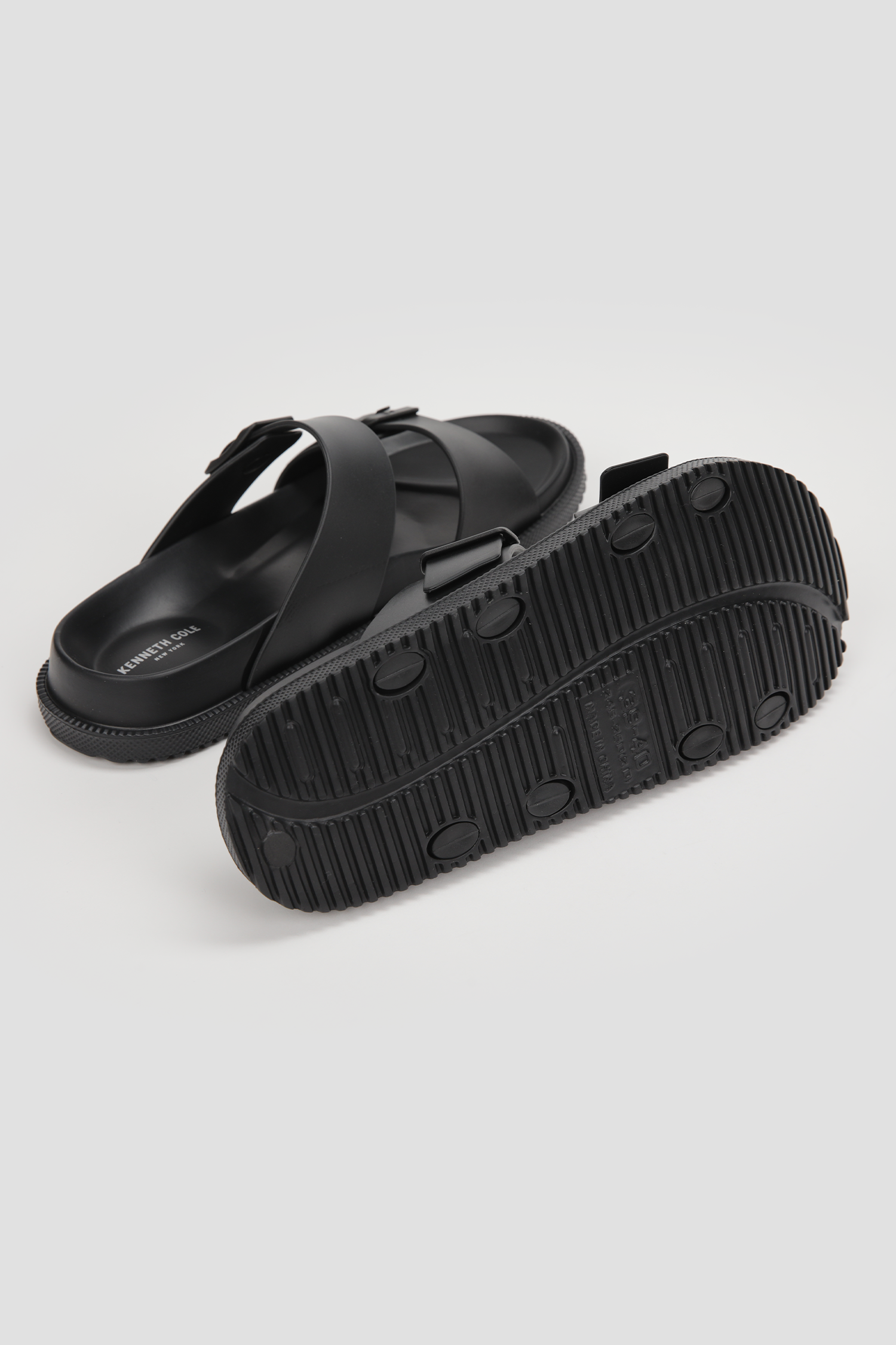 Buckle Strap Slide Sandals