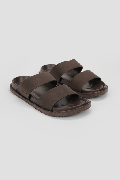 Double Strap Slide Sandals