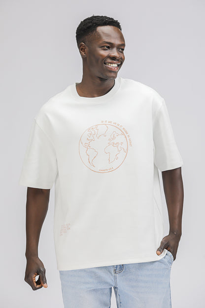 Oversized Printed T Shirt