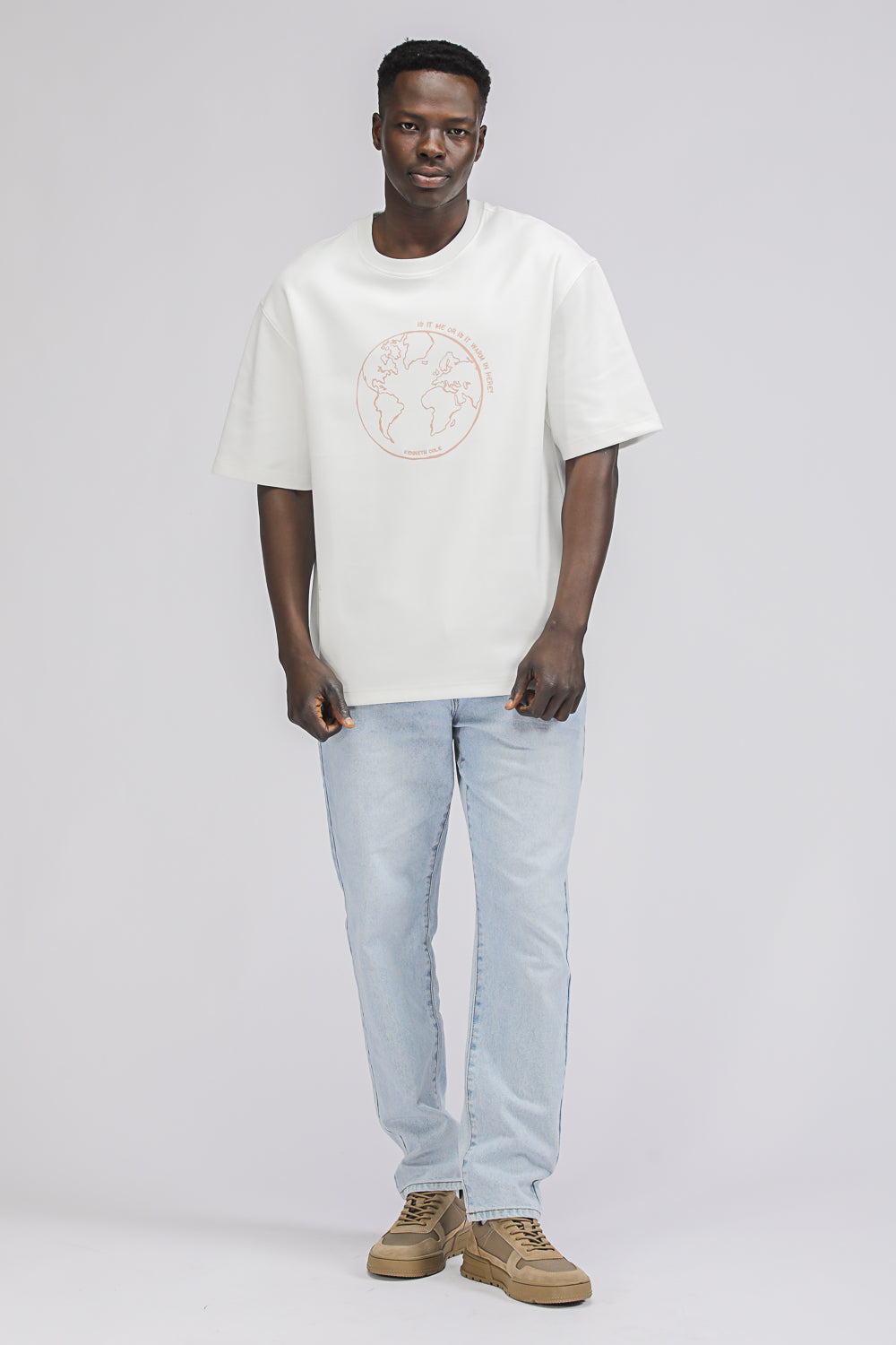 Oversized Printed T Shirt