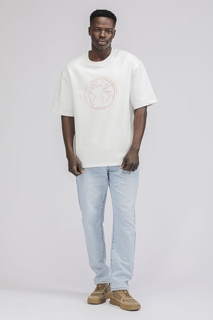 Oversized Printed T Shirt