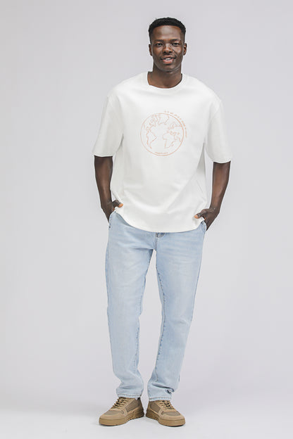 Oversized Printed T Shirt