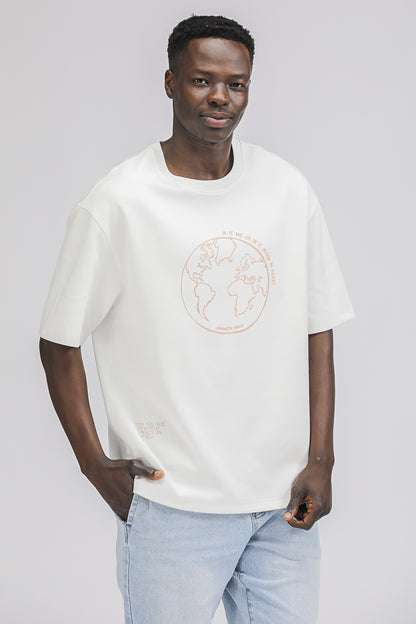 Oversized Printed T Shirt