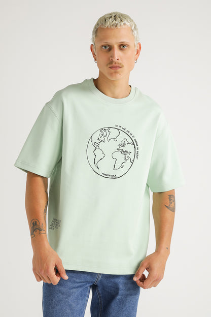 Oversized Printed T Shirt