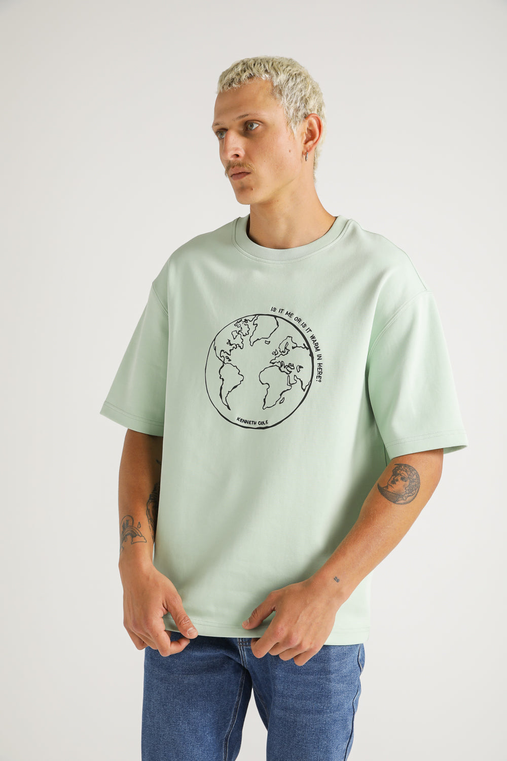 Oversized Printed T Shirt