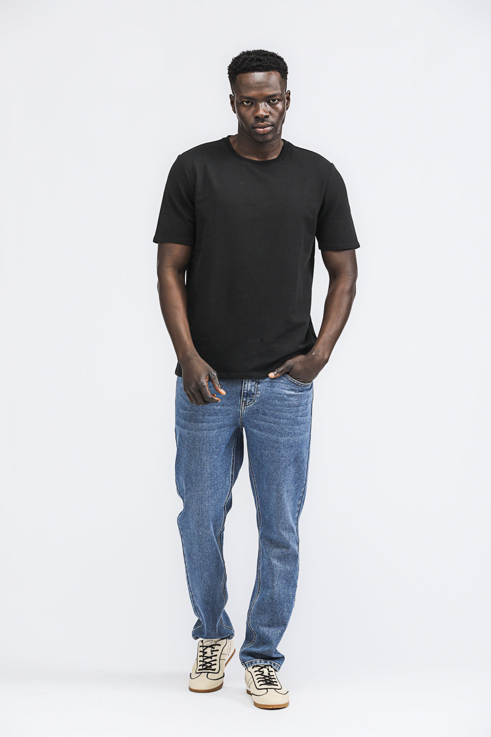 French Terry Knit T Shirt