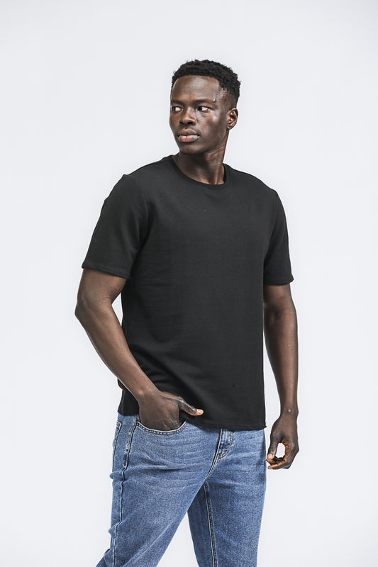 French Terry Knit T Shirt