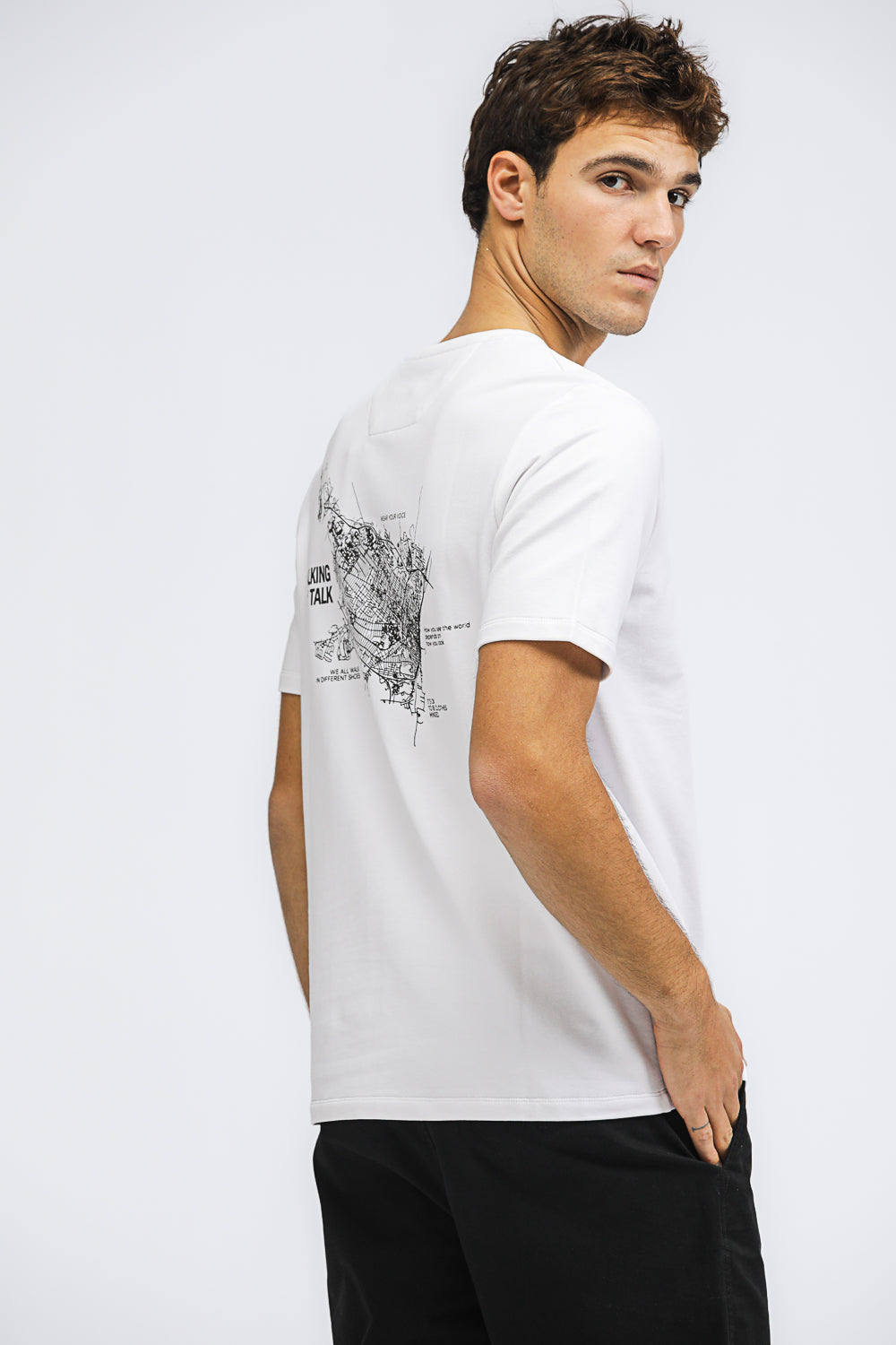 French Terry Knit T Shirt