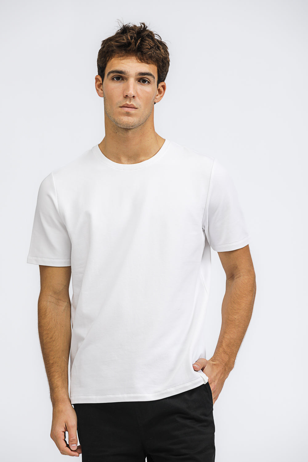 French Terry Knit T Shirt