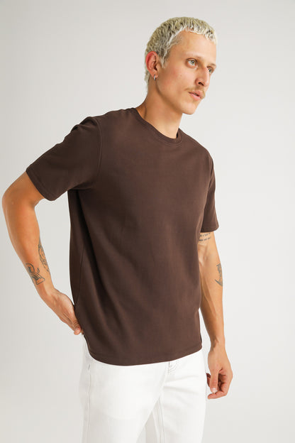 French Terry Knit T Shirt